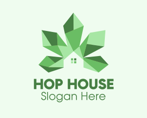 Cannabis Housing Real Estate logo design