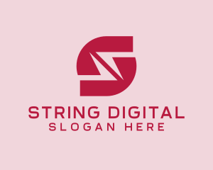 Digital Technology Letter S  logo design