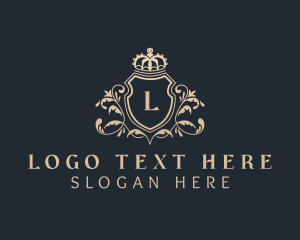 Elegant Royal Shield logo