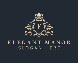 Elegant Royal Shield logo design