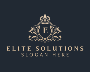 Elegant Royal Shield logo