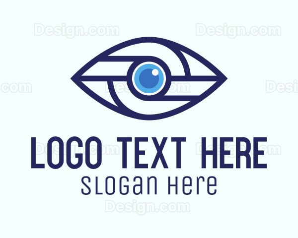 Tech Mechanical Eye Logo