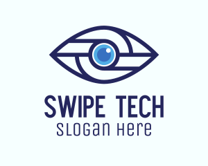 Tech Mechanical Eye logo design