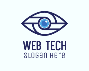 Tech Mechanical Eye logo design