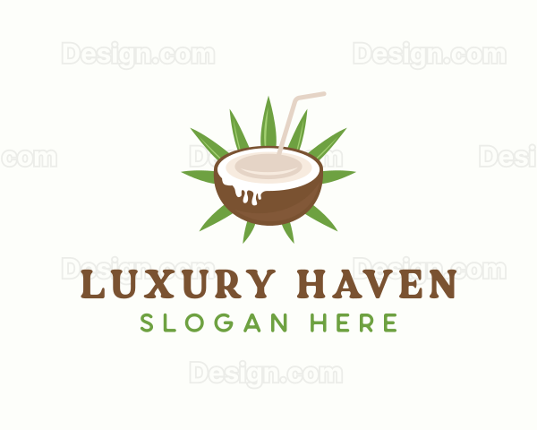 Healthy Coconut Drink Logo