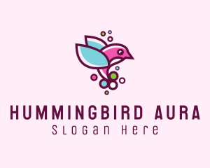 Avian Hummingbird Animal logo