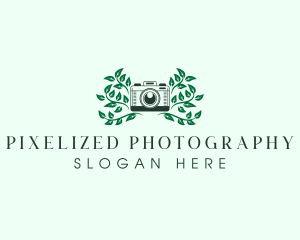 Camera Floral Media logo design