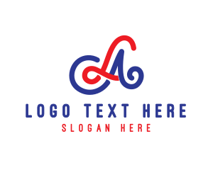 Swirl - American Swirl Stroke logo design
