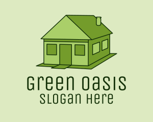 Green House Property  logo design