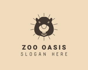 Beaver Zoo Wildlife logo design