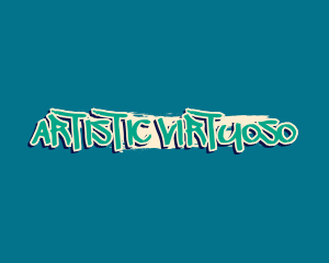 Cool Graffiti Paint logo design