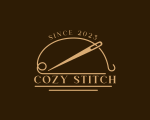 Needle Sewing Knit logo design