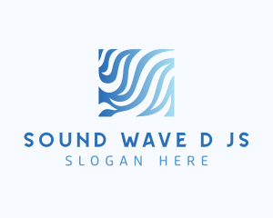 Aquatic Water Waves logo design