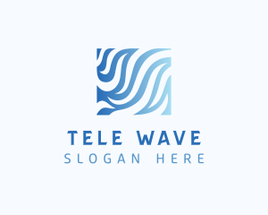 Aquatic Water Waves logo design