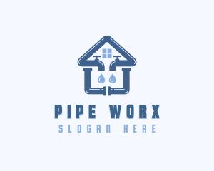 Pipe Faucet Plumbing logo