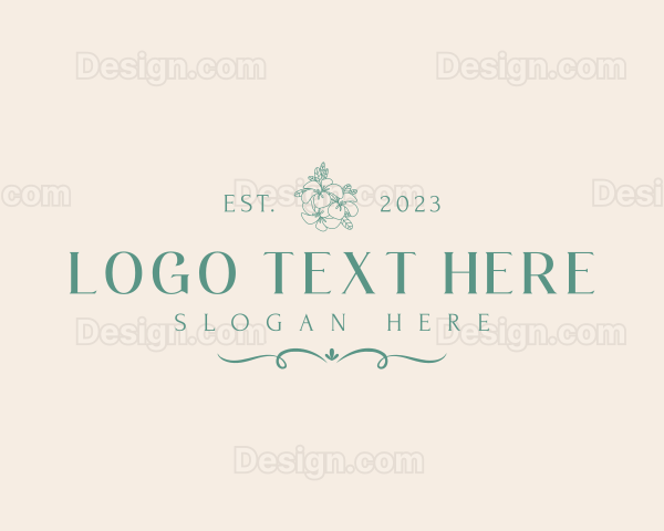 Elegant Dainty Flowers Logo