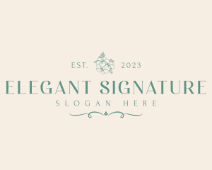 Elegant Dainty Flowers logo design