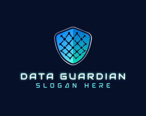 Network Data Security logo design