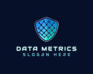 Network Data Security logo design