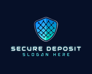 Network Data Security logo design