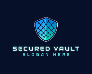 Network Data Security logo design