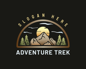 Mountain Nature Adventure logo design