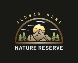 Mountain Nature Adventure logo design