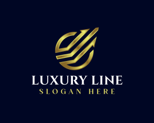 Luxury Arrow Finance logo design