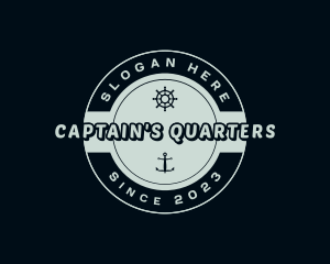 Nautical Ship Anchor logo design