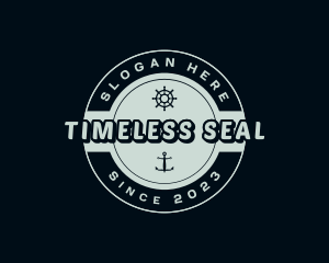 Nautical Ship Anchor logo design