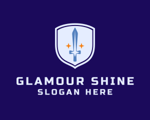 Shining Sword Shield logo design