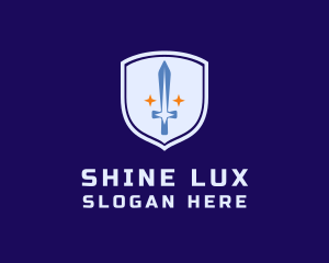 Shining Sword Shield logo design