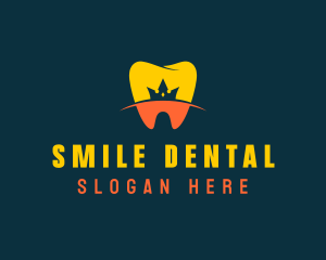 Tooth Crown Orthodontist  logo design