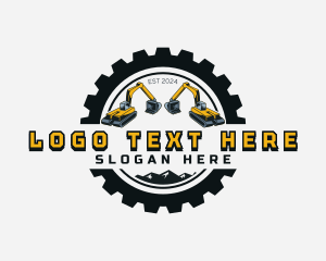 Excavator Construction Equipment  logo