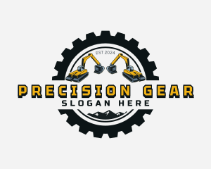 Excavator Construction Equipment  logo