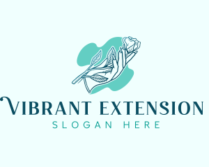 Nail Spa Wellness logo design