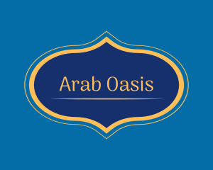 Traditional Arabic Signage logo design