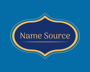 Traditional Arabic Signage logo