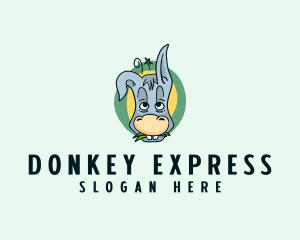 Wild Donkey Animal  logo