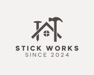 Home Carpentry Renovation logo design