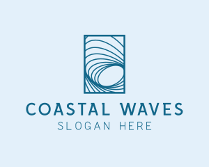 Tech Waves logo design