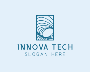 Tech Waves logo design