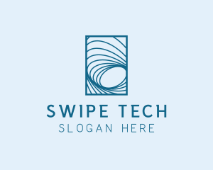 Tech Waves logo design