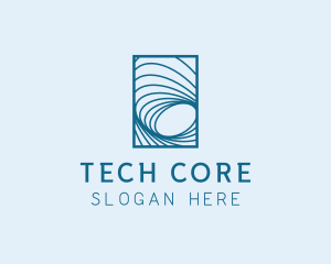 Tech Waves logo design