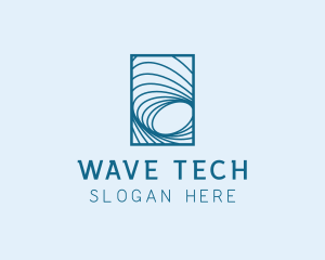 Tech Waves logo design