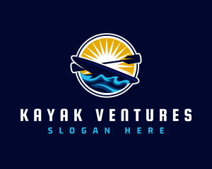Kayak Boat Paddle logo