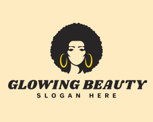 Beauty Afro Woman logo