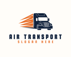 Haulage Trailer Truck logo design