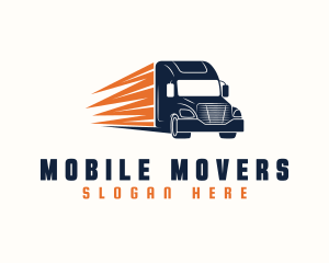 Haulage Trailer Truck logo design