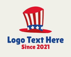 American Uncle Sam Hat logo